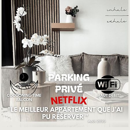 Le Cocon Blanc Metz - T2 - Parking Prive - Balcon - Nouvelle Ville, Gare Eksteriør bilde