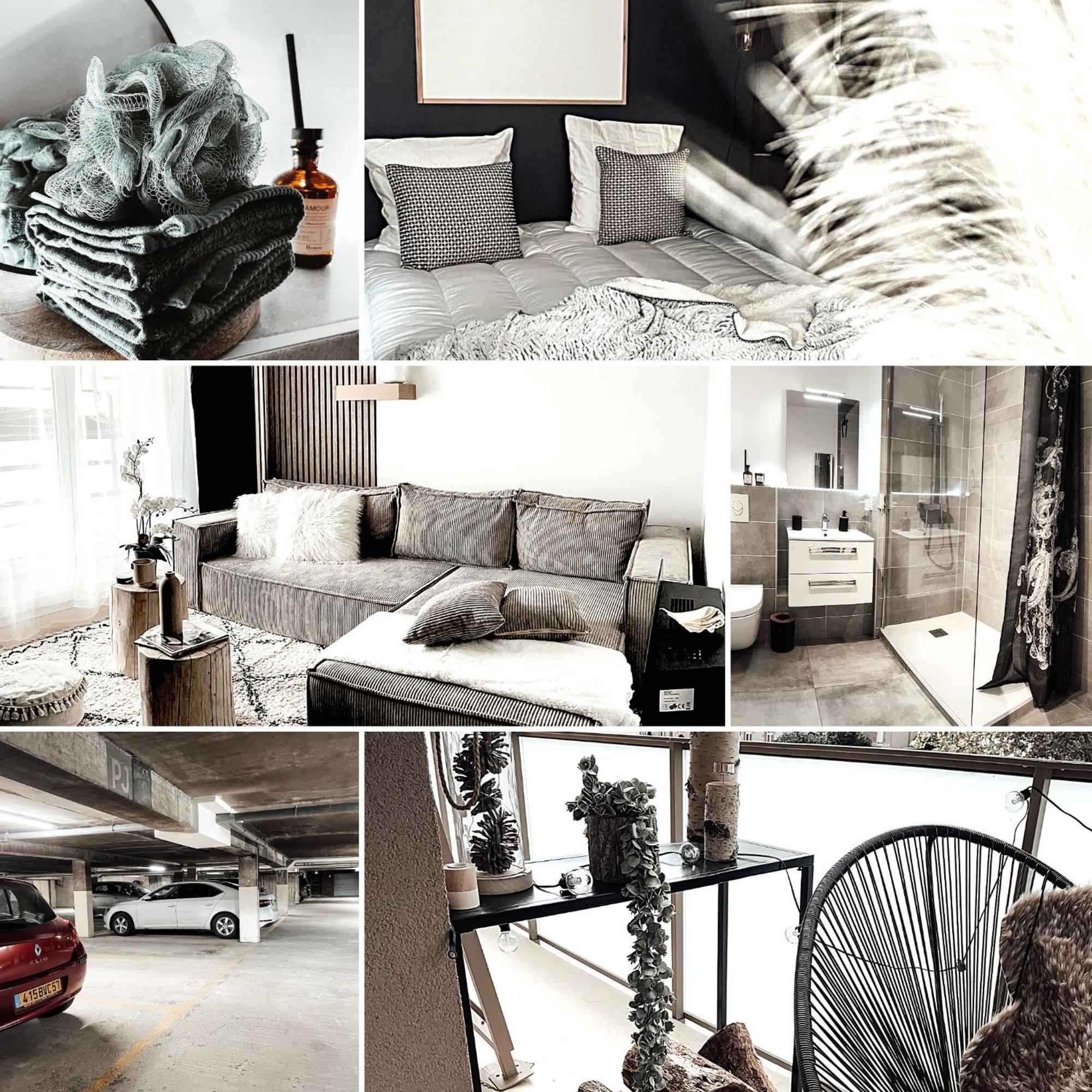 Le Cocon Blanc Metz - T2 - Parking Prive - Balcon - Nouvelle Ville, Gare Eksteriør bilde