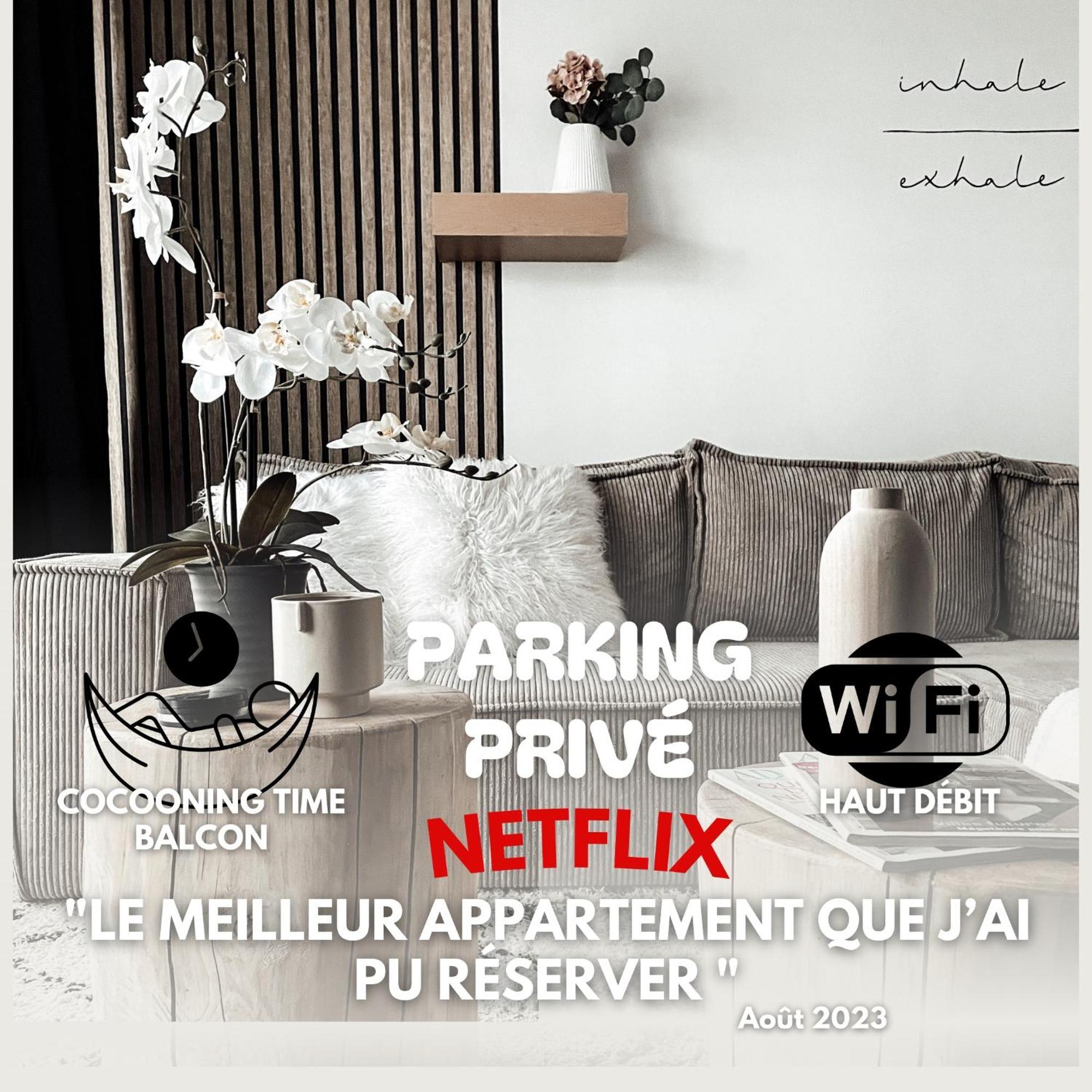 Le Cocon Blanc Metz - T2 - Parking Prive - Balcon - Nouvelle Ville, Gare Eksteriør bilde